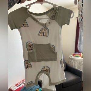 kyte baby aloe rainbow romper
